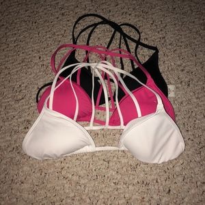 A&F Bikini Top Bundle Of 3